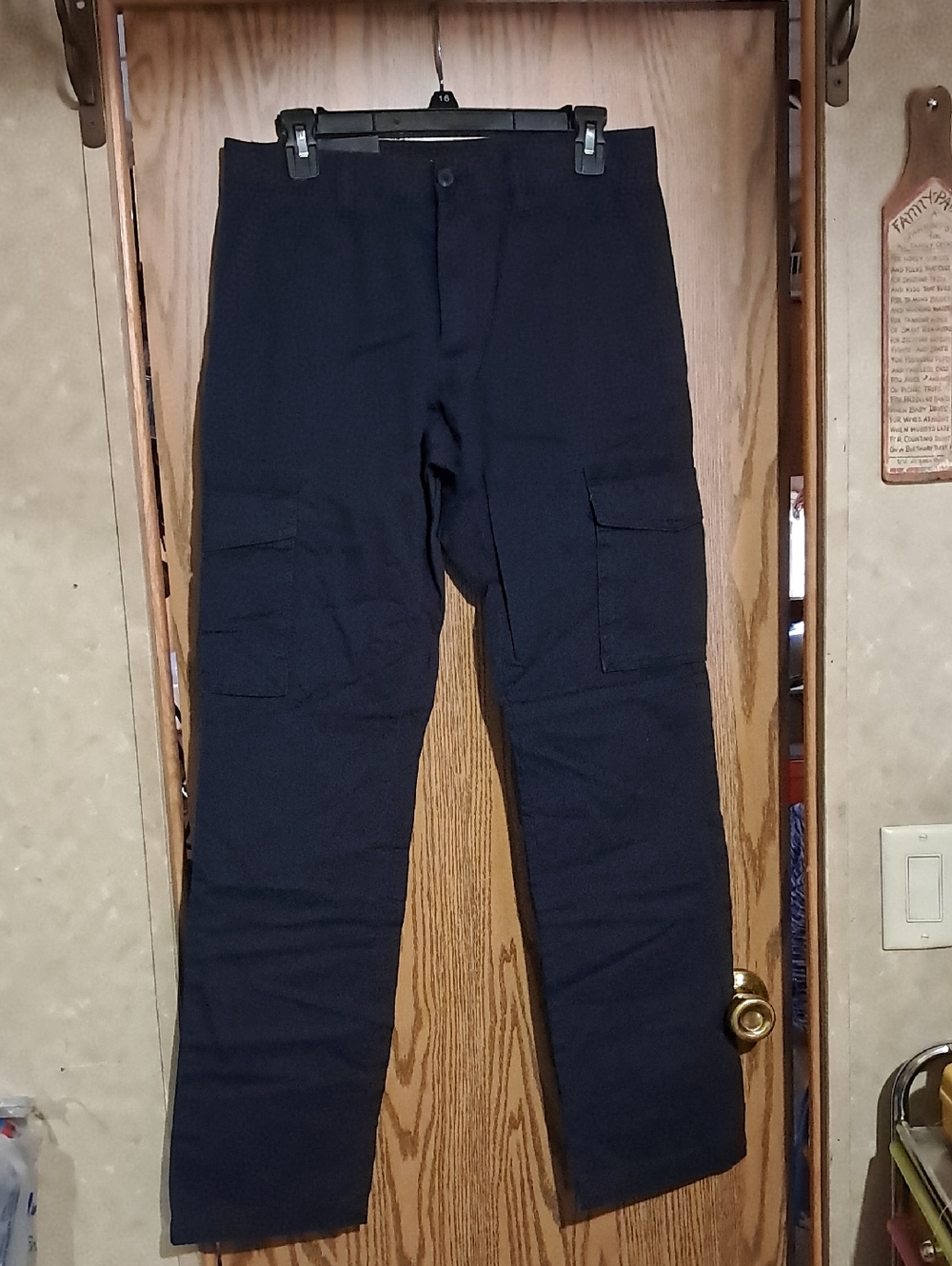 Marc Anthony Navy Blue Cargo Pants - Utility Pocket Style
